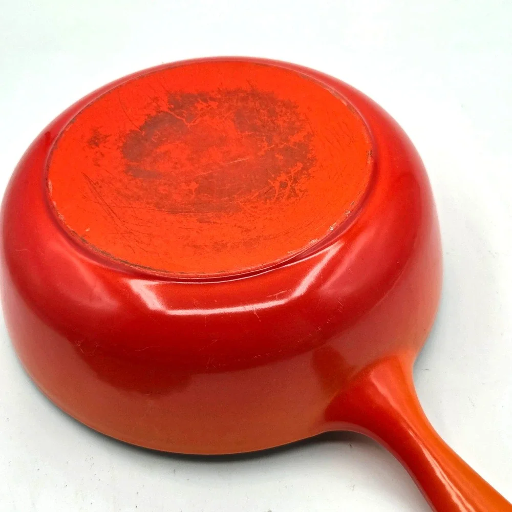 Le Creuset Signature Iron Handle Saucepan Flame Orange Cast Iron 2.25 Qt